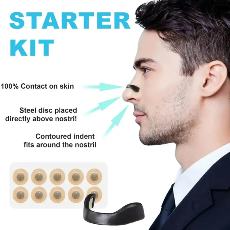 Magnetic Nasal Strips Kit - Improve Sleep Quality, Reduce Snoring, Boost Oxygen Intake - Nail, Manicure 5