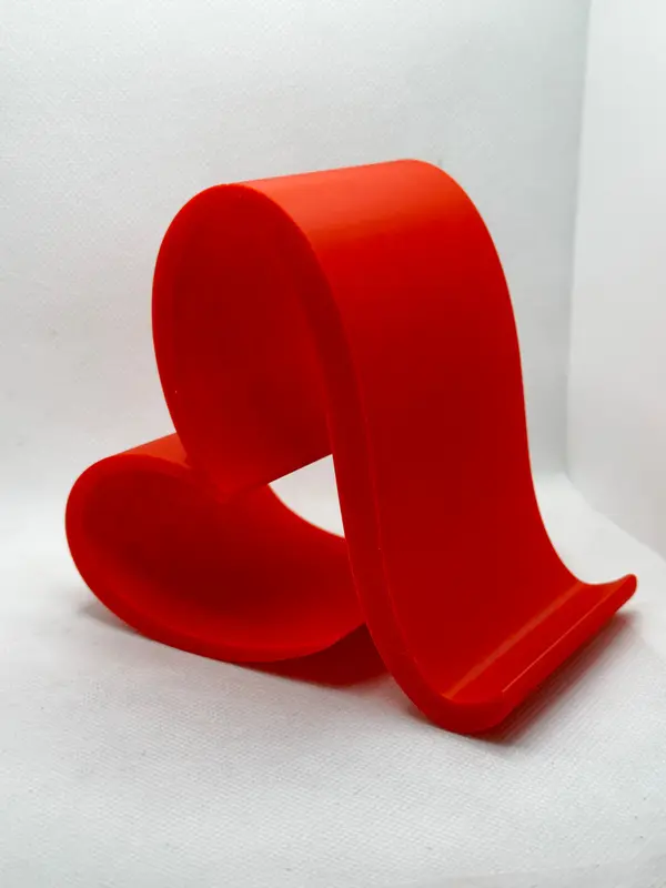 3D printed Stylish Red Love heart Phone Holder 0