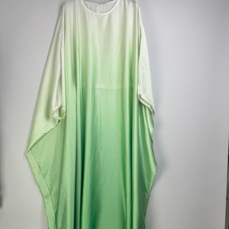 Ombré coloured kaftan with inner elastic 2