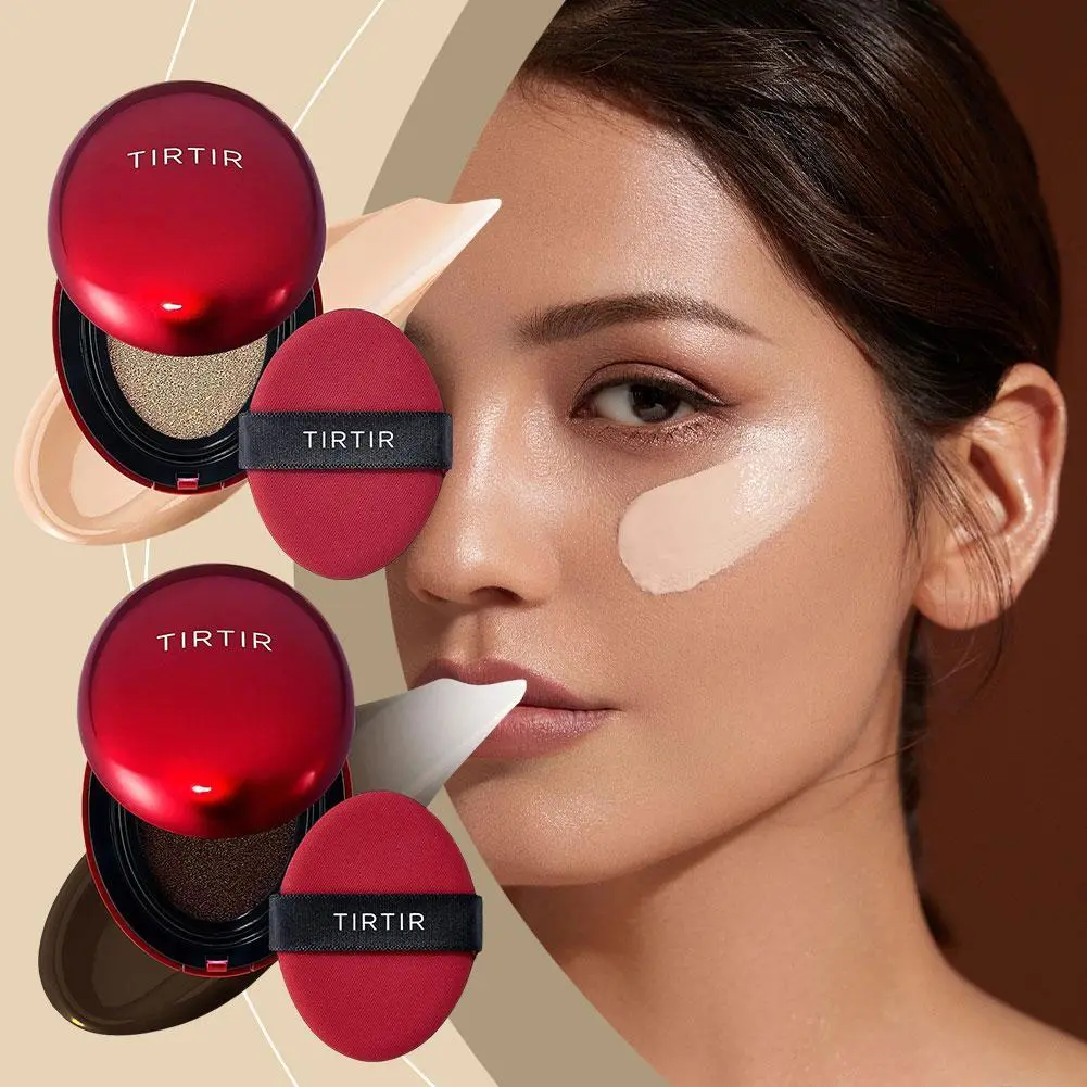 TIRTIR cushion foundation TIRTIR Covering Foundation Cushion Compact High Coverage Foundation Original Korean Makeup Concealer Lightweight