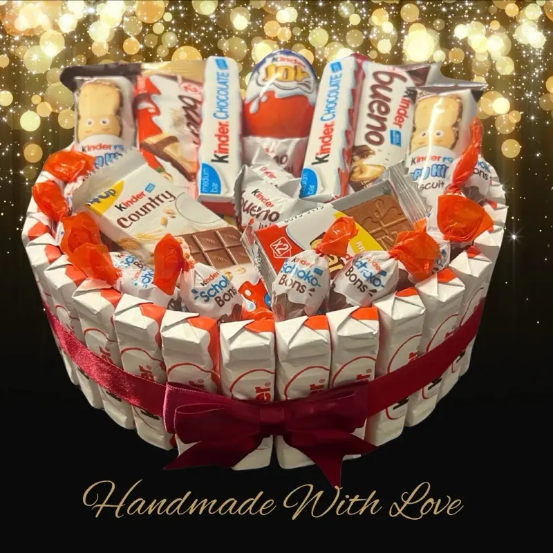 Luxury Handmade Kinder Chocolate Selection / Circle
