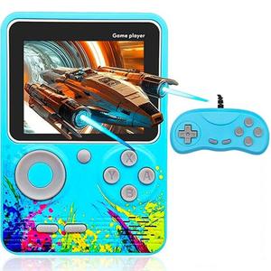Portable Handheld Game Console, Rechargeable Handheld Video Game Console with 500 Classic FC Games, Game Console for Home & Travel, Gaming Stuff, Digital, Mini