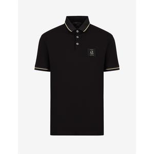 Armani Exchange Mens Icon Polo Shirt Top Short Sleeve Collared Buttons Cotton