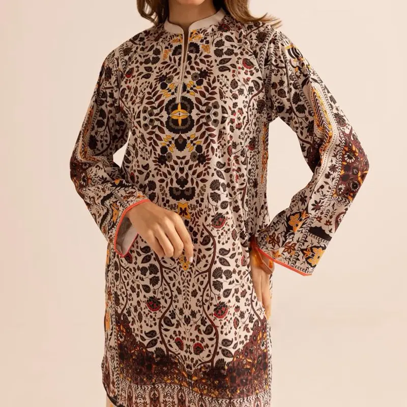 SilayiPret Silk Lawn 2PC Summer Co-Ord Set - NOVA 3