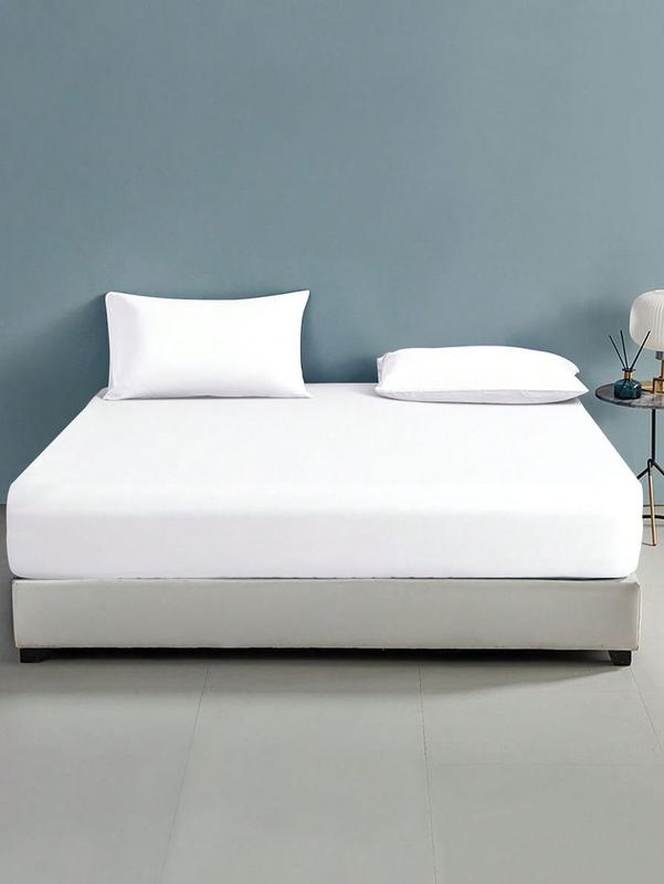 Premium Quality 30cm Fitted Sheet 600 Thread Count Ultra Soft Fine Bedding Cover Double King Super King Bed Size 3