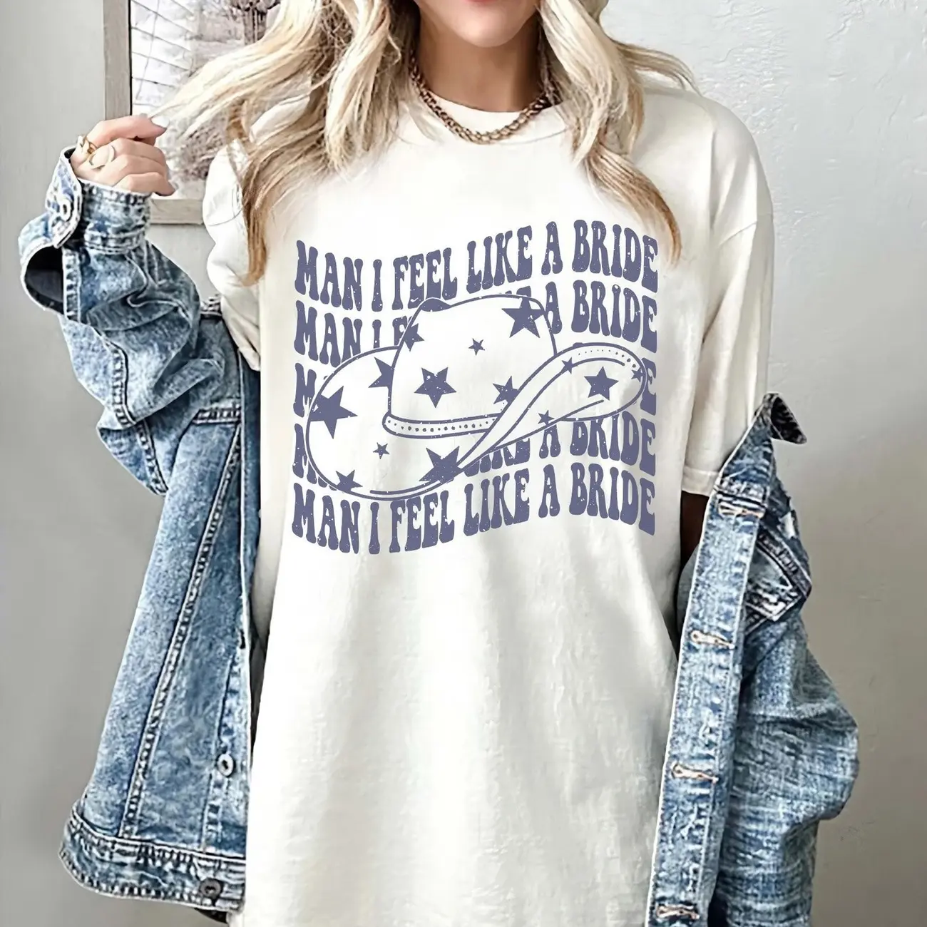 Man I Feel Like a Bride Shirt, Let's Go Girls Shirt, Country Bachelorette Party, Western Nashville Bride Tee