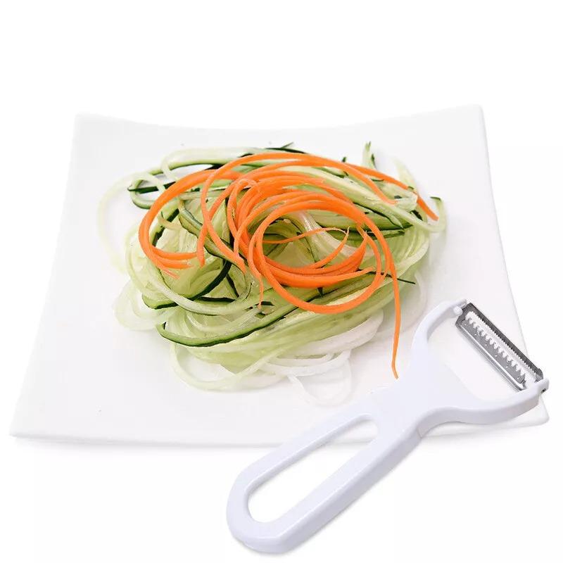 Vegetable Peeler Julienne Stainless Steel Fruit Slicer Potato Carrot Heavy Duty 6