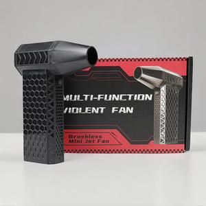 Portable Cordless Blower, 130000RPM Electric Air Duster, 4 Gear Adjustable Lightweight Blower, Compressed Air Duster for Outdoor BBQ Outdoor, Camping, Keyboard Cleaning, Fan, Convenient, Durable, Multifunctional Jet Blower