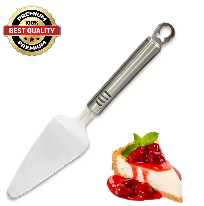 Pizza Server Stainless Steel Cake Pie Spatula Cake Dessert Server Tool UK 0