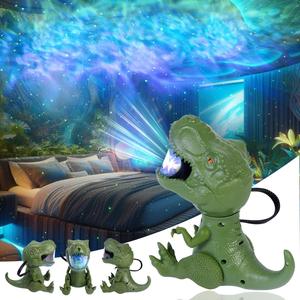 Dinosaur Galaxy Projector - Starry Night Light with 8 Nebula Modes, Remote Control and Timer for Kids and Adult Bedrooms [Energy Class A]