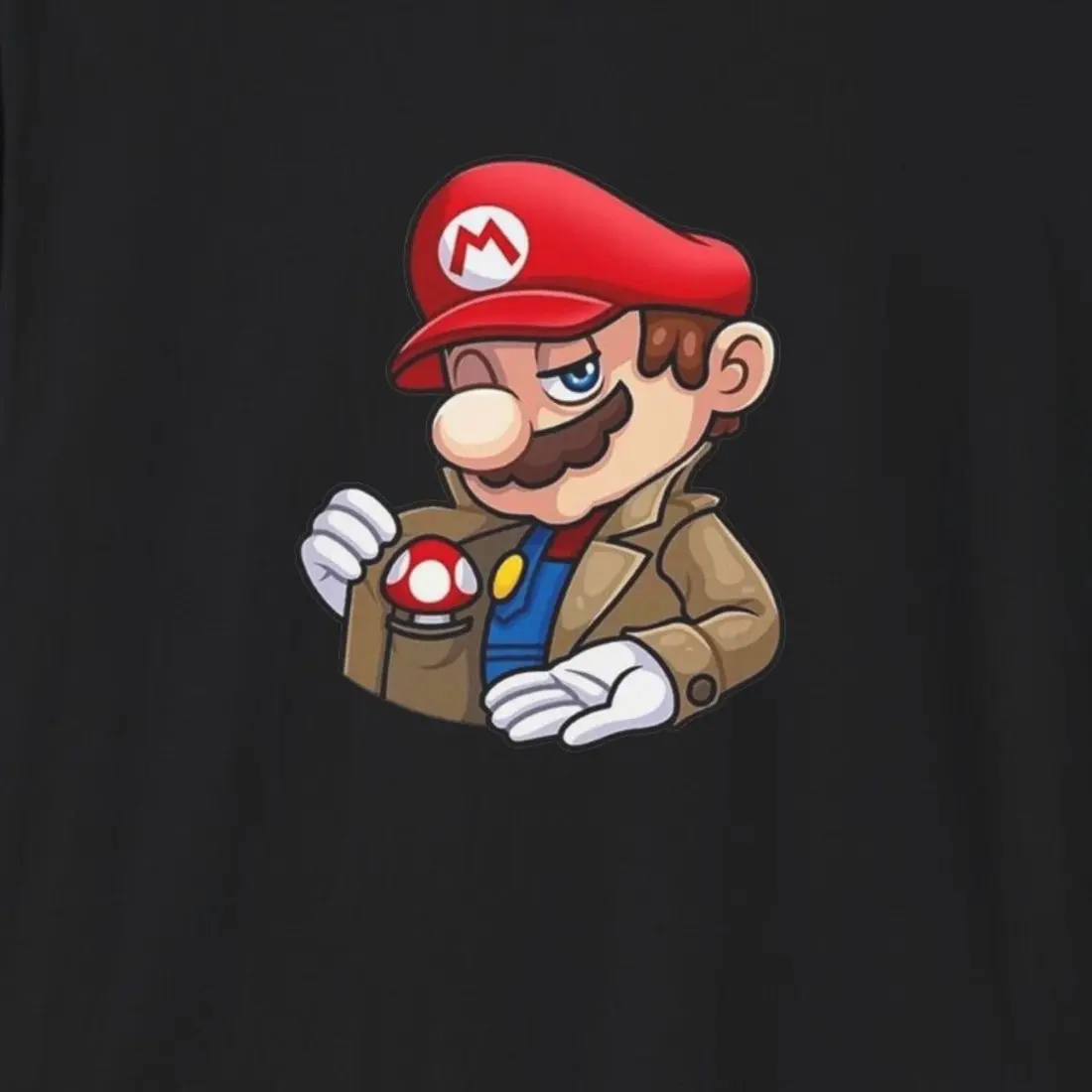 Mushroom King - Gamer series - Unisex Soft Style Cotton Tee