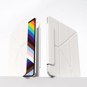 Magnetic Double-sided Clip Tablet Protective Case, 1 Count Slim Trifold Stand Tablet Case, Durable Protective Tablet Case for iPad Series