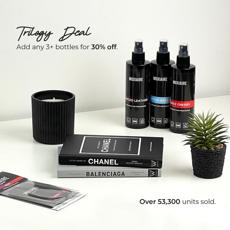 Premium Trilogy Set (Add 3+ Bottles To Cart) - Create Your Own Air Freshener Bundle - Long-Lasting Luxury Fragrance - Luxury Air Fresheners - Room Spray - Scent For Car, Home and Office - 10 Scents To Choose From 3