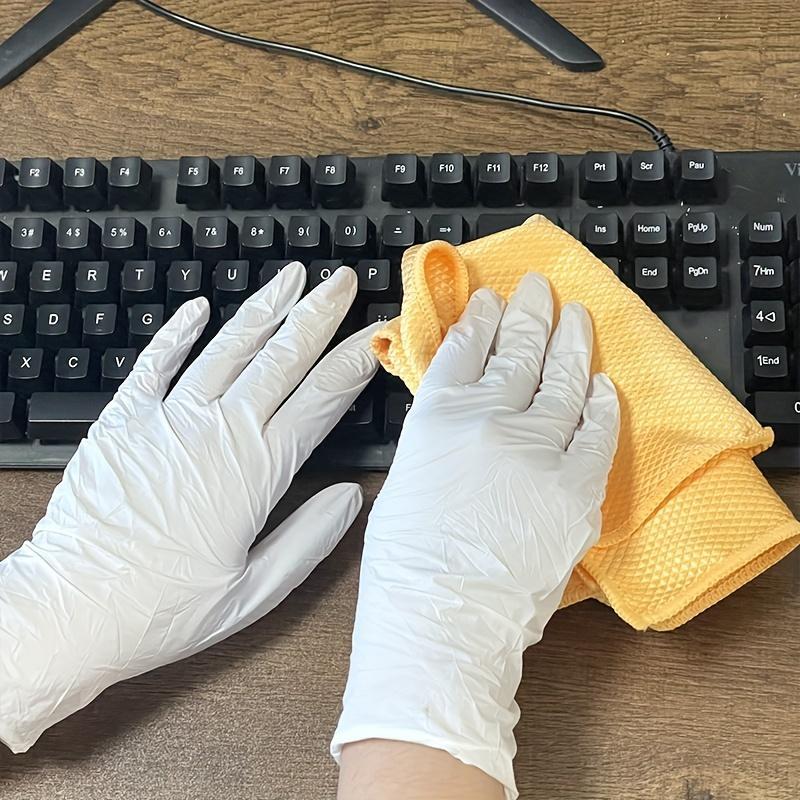 Product Introduction of 【50%OFF】50pcs Multi-Color Disposable Nitrile Gloves for Kitchen, Pet Bathing, Hair Dye, Manicure & Food Prep - Essential Household Cleaning Supplies, Small Tools, Disposable Apparel 5