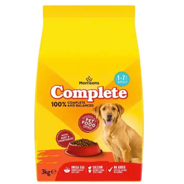 Adult Dog Complete Food with Beef and Country Vegetables 3kg