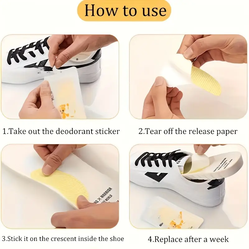 Must-Have Shoe Stickers Insoles for Sneakers & Casual Shoes | Sweat-Absorbing Fragrant Odor-Control | Ultra-Breathable Foot Hygiene Solution for All Footwear Comfort Bedroom 6