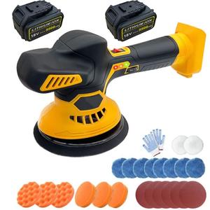 Dewalt Polisher Cordless Car Polishing Buffer for 18V Battery with 6 Variable Speed Orbital Polisher Power Tool Polisher for Car Detailing Polishing Waxing