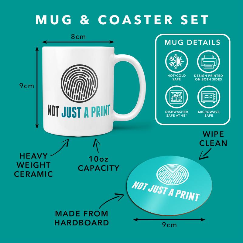 Heartstopper Mug Gift Set - Ceramic Drinkware for Coffee and Tea Wooden Reusable 4