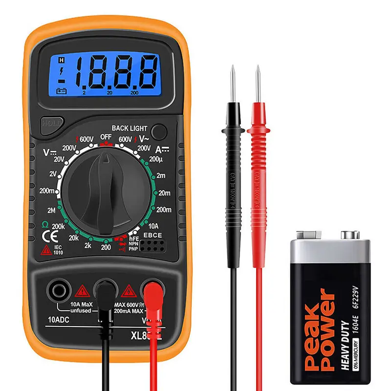 Peak Power Professional Digital Multimeter Voltmeter Ohmmeter Ammeter Multi Tester Meter with Battery Included UK Seller Free Shipping 3