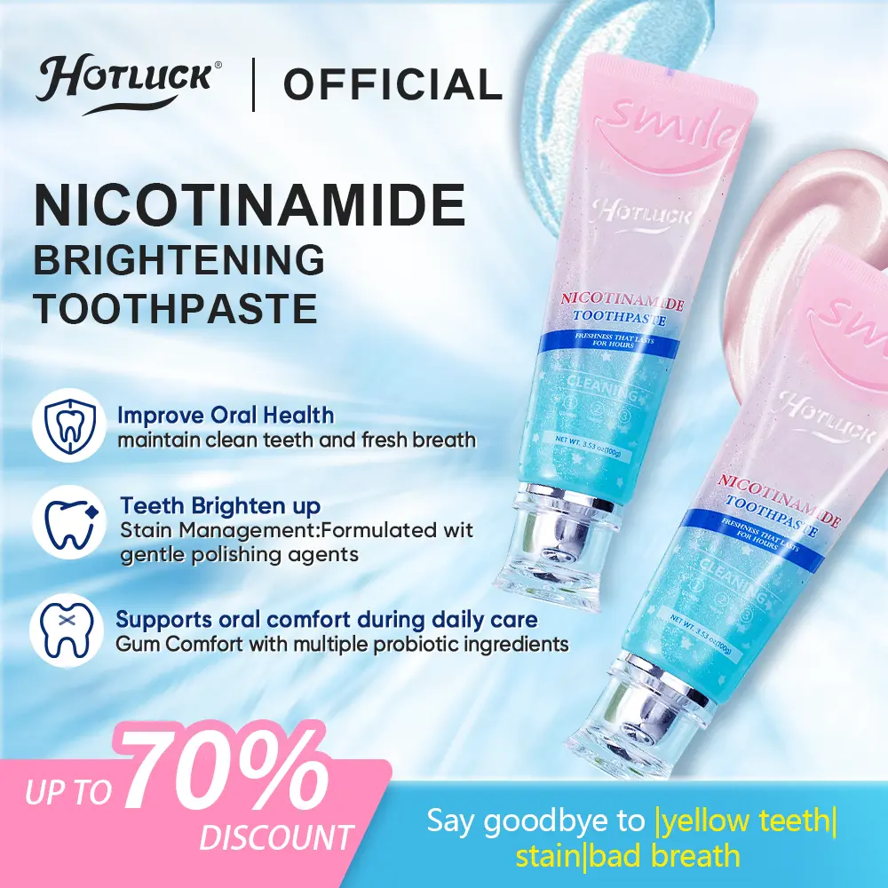 Niacinamide Dual Tone Toothpaste for Oral Health