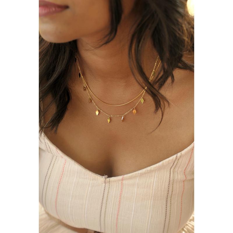 Shiny Tassel Necklace 1