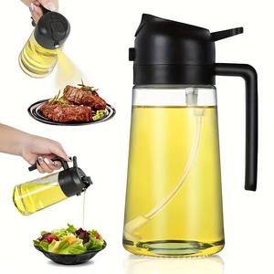 Kitchen Gadgets for 2024 470ml Oil Sprayer Bottle, A Sprayer Automatic Opening & Closing Oil Sprayer Bottle, Home Kitchen Accessories Oil Dispensers, Cooking Oil Sprayer Bottle for Bbq, Kitchen Utensils & Gadgets, Olive Oil Sprayer
