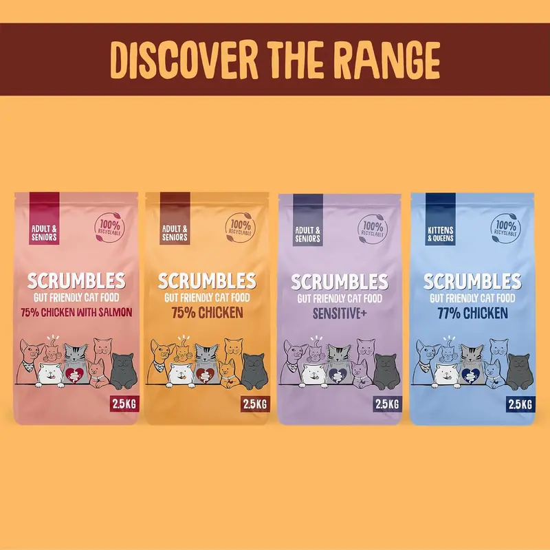 Scrumbles All Natural Dry Cat Food with Chicken, High Protein Food For Adults And Seniors, 2.5Kg,package may vary 6