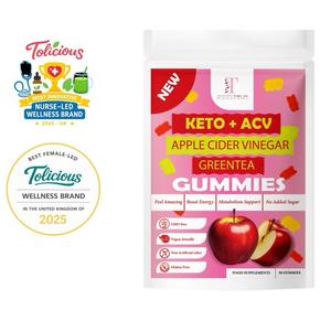 Award  Winning Gummies. Tolicious KETO ACV Gummies With Green Tea  Nutritional Food wellness Supplement.  Fitness Natural multivitamin sugar free, This is not any apple cider vinegar gummies. GMO free. fibre gummies.