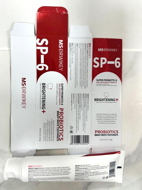 MSDRWIKEY 3-Pack Toothpaste Combo | 7Pro Fresh Formula | Fluoride-Free Enamel Repair & Sensitive Teeth Care | Fresh Mint 6