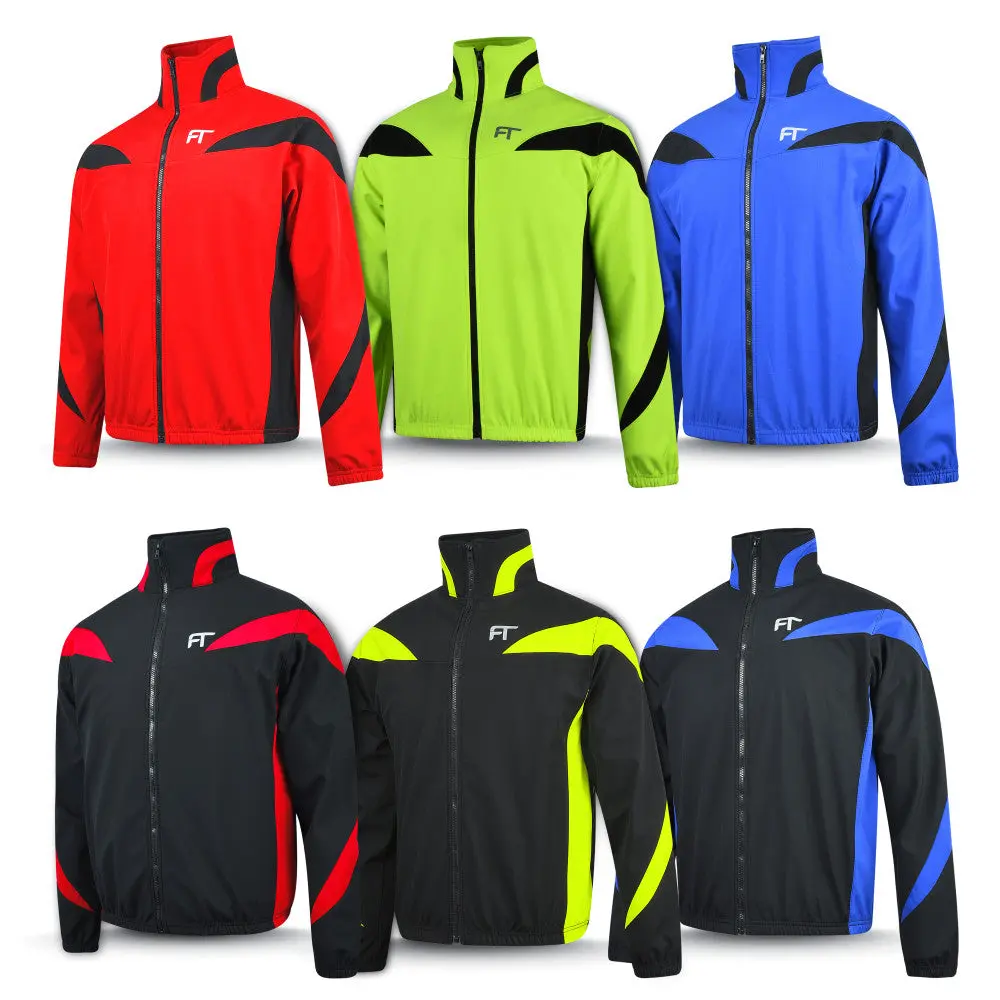 Soft Shell Cycling Jacket – Water-Resistant, Fleece-Lined, Reflective Cycling Jacket for Fall/Winter