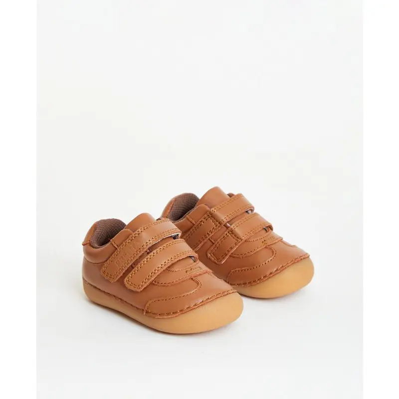 Rocket Tan Leather First Walker Trainer 1