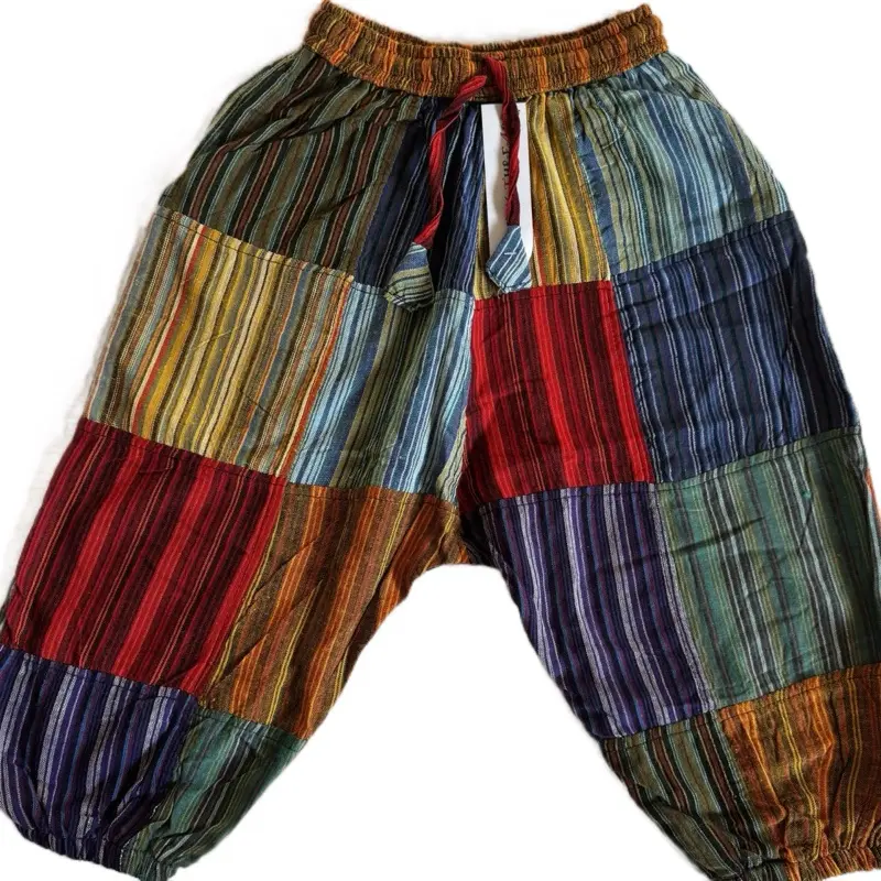 Child's Cotton Patchwork Design Trouser - Kids Fashion