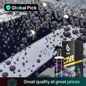 3 In 1 Car Coating Spray, 1 Count High Protection Auto Nano Polishing Spraying Wax, Car Paint Polymer Sealent Spray Protection, Cleaning
