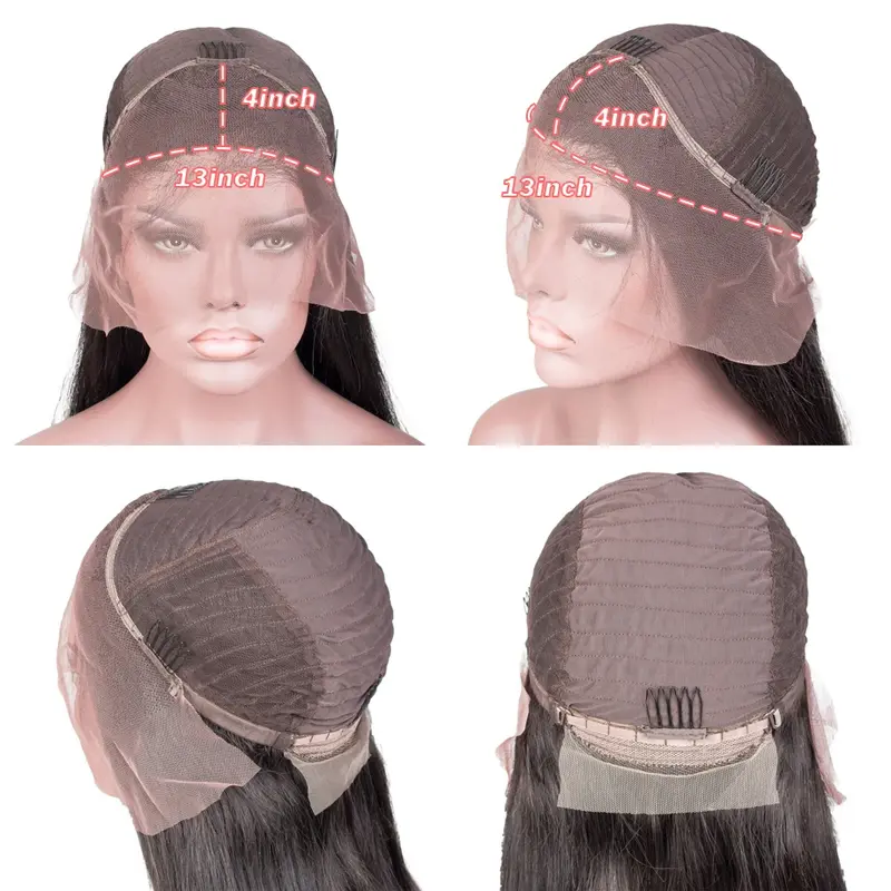 Burgundy 13x4 HD Lace Front Wigs 99J Wine Red Colored 100% Body Wave Transparent Lace Frontal Human Hair Wigs Sale Pre Plucked 5