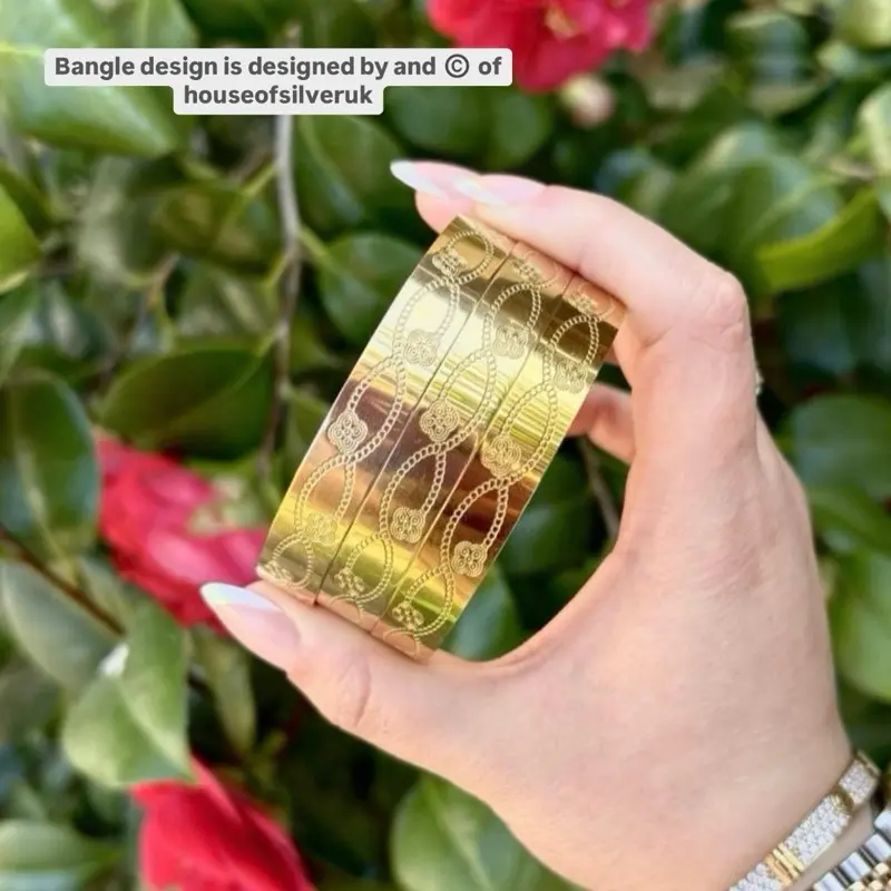 65mm ladies clover bangles