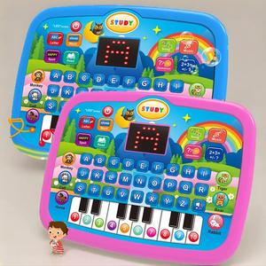 Multifunctional Learning Tablet Toy, 1 Count Letter & Number & Music Function Educational Toy, Colorful Enlightenment Toy for Kids, Family Fun Toy, Electronics, Digital Display, Learning Tool, Learning Entertainment Tablet, Handheld Animals Toddler Tablet