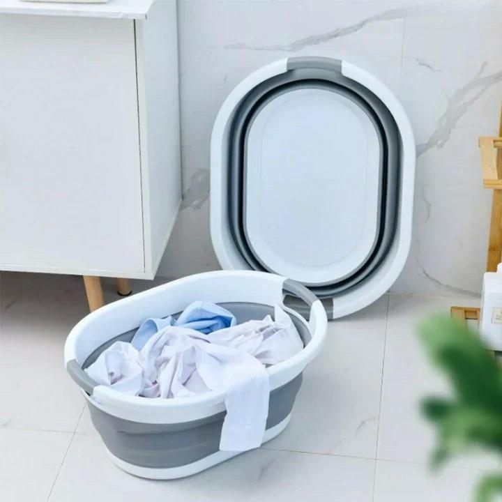 Laundry Basket 67L Collapsible – Foldable Space-Saving Design with Carry Handles 1