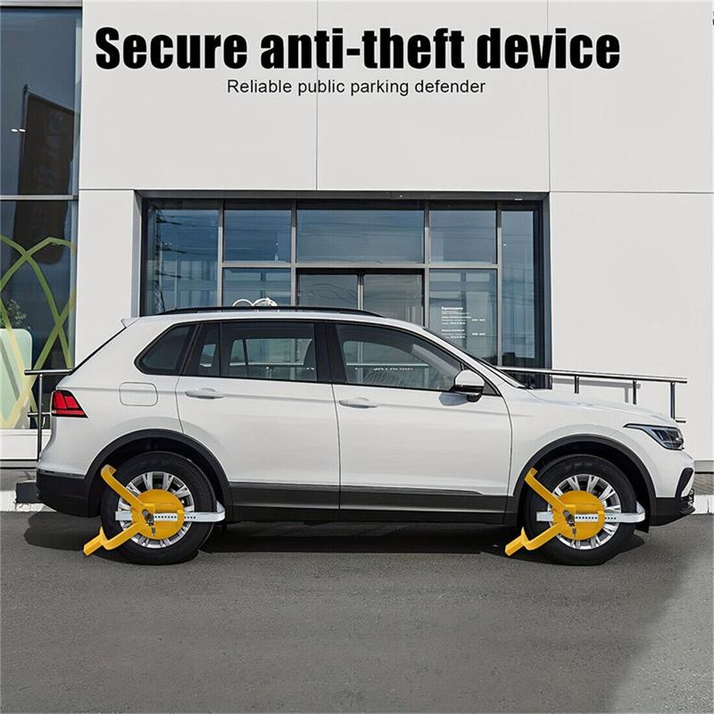 Wheel Clamp Anti Theft Lock RocwooD Security Car Heavy Duty For 13" - 15" Wheels 1