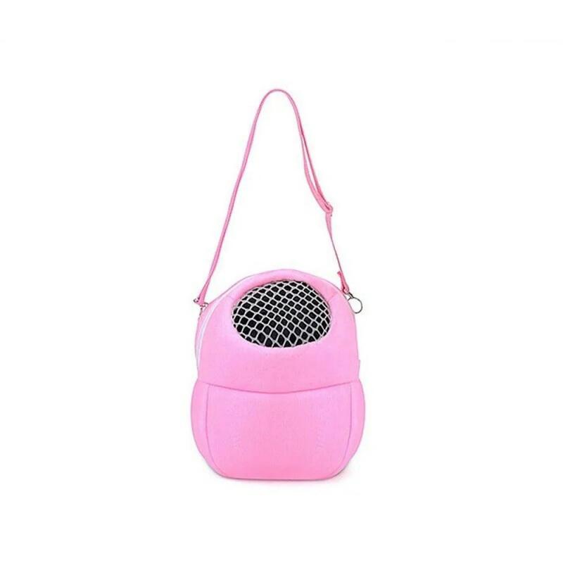 Hamster Travel Carrier Bag Chinchilla Guinea Pig Bunny Breathable Carrier Cage Warm Soft Travel Walking Small Animal Carrier 8