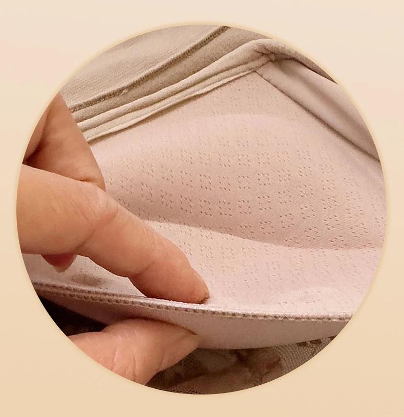 Product Introduction of Sexy Hollow Lace Underwear Latex Chest Pad Without Steel Ring Gathering Anti Beauty Back Wrapped Bra 12