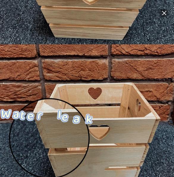 10 of a set,  Lazzo Rocco Summer Wooden Plant Box for Garden, Multifunctional， Easy for Water Leak, Add Bearing Wood 5