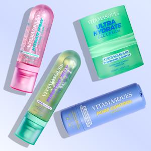 Vitamasques Pore Control Skincare Set | Minimize Pores, Reduce Blackheads & Gently Exfoliate | Hydrating, Non-Stripping Cleanser Bundle with Niacinamide | Dermatologist Tested, Vegan-friendly & Cruelty-free made in Korea for Acne