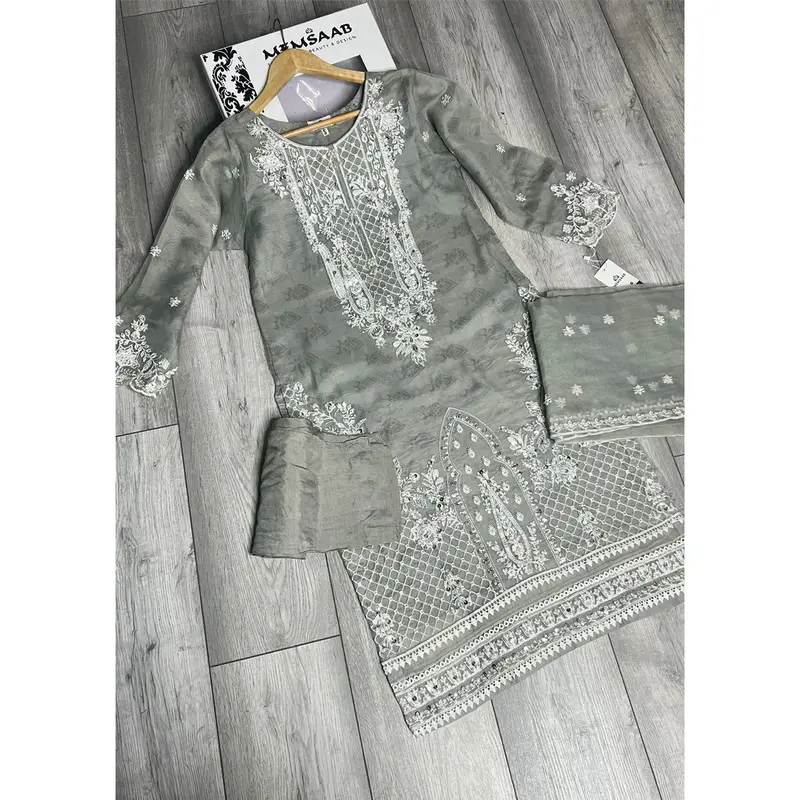 KLD1016 Aera - Readymade Organza Suit 5