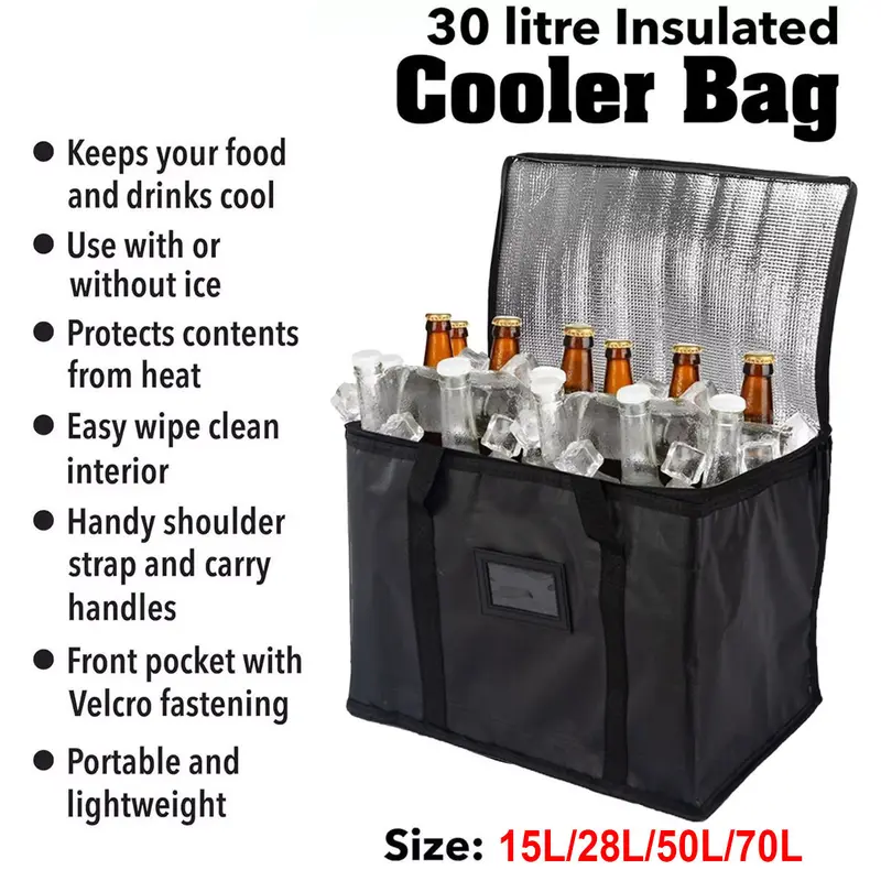 70L EXTRA LARGE COOLING COOLER COOL BAG BOX PICNIC CAMPING FOOD ICE DRINK LUNCH 4
