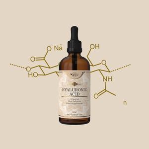 Sky Premium Life Hyaluronic Acid Liquid 100ml - High-Strength Fast-Absorbing Formula for Radiant Skin & Joint Support - Vegan Food Supplement with Dropper