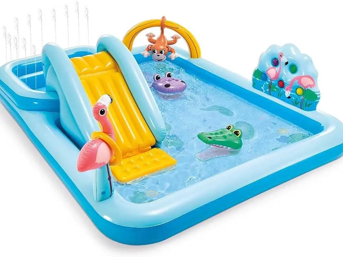 INTEX 57161NP Water Play Center - Jungle Adventures for Fun and Safe Water Play
