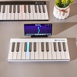 Smart Piano Keyboard, Portable Bluetooth-compatible Keyboard with 800 Songs APP, Music Accessories for Beginners & Music Lovers, Gift for Her, Men's Gift