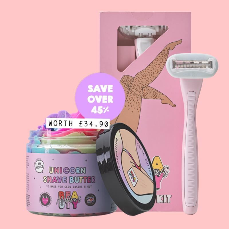 Mallows Beauty Razor Starter Bundle - Smooth and Silky Shaving Experience 1