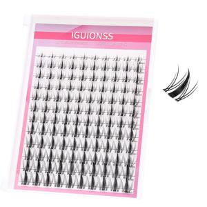 Mixed Length Individual False Eyelashes, C Curl Wispy Fake Eyelashes, DIY Lash Cluster, Self Grafting Eye Makeup Enhancement Tool for Women & Girls, Christmas Gift