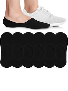 Women's Solid Color Non-slip Ankle Socks, Casual Comfy Breathable Invisible Socks for Daily Wear, Women's Socks for All Seasons